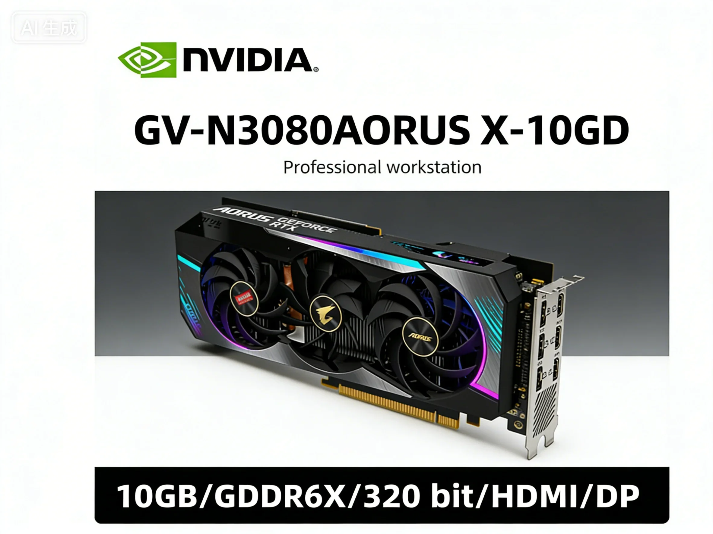 Rtx 3080 10Gb Gpu - Karta graficzna RTX 3080 GIGABYTE GV-N3080AORUS